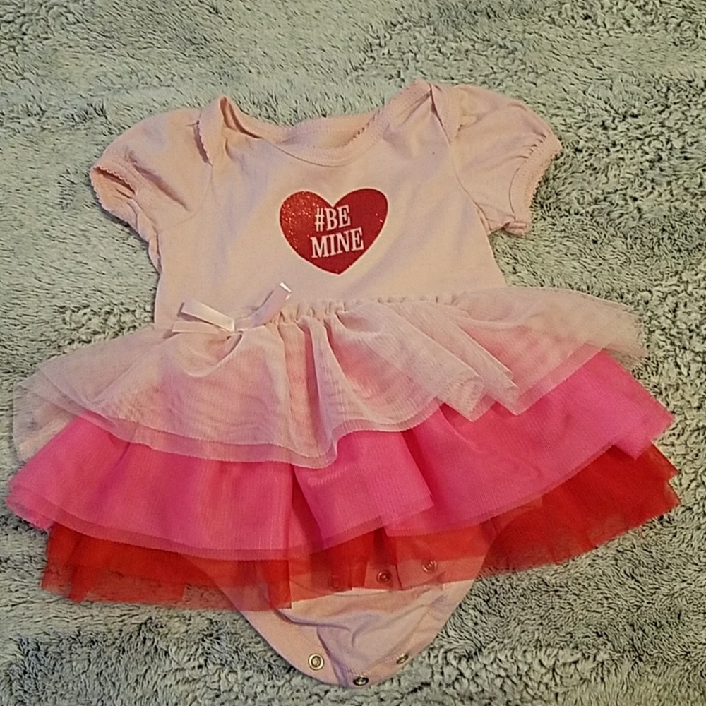 "Be mine" tutu onsie